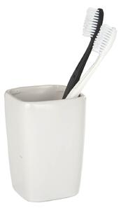 WENKO Biely pohár na zubnú kefku FARO 11x8x8 cm