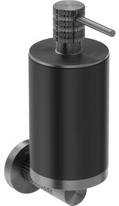 Mexen Triv, nástenný dávkovač mydla, čierna/brúsená grafitová, 250ml, 70A33058-66B