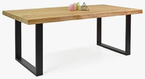 Drevený dubový stôl do jedálne Country 160, 180