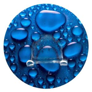 WENKO nástenný háčik BEZ VŔTANIA StaticLoc DUO AQUA modrý 3x9x9 cm