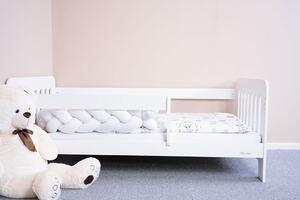 Detská posteľ so zábranou New Baby ERIK 160x80 cm biela