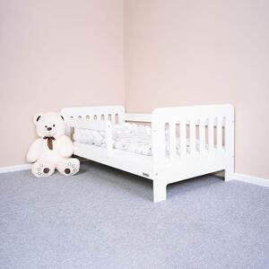 Detská posteľ so zábranou New Baby ERIK 160x80 cm biela