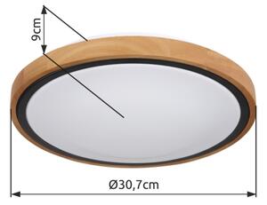 Globo 41764-12 - LED Stropné svietidlo BRUNO LED/12W/230V 307 mm 3000/4500/6000K