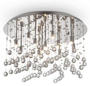 Prisadené stropné svietidlo Ideal lux MOONLIGHT 077802 - chróm