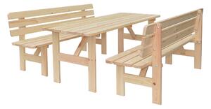 VIKING stôl - 150cm 180cm 200cm ROJAPLAST 150x70 cm