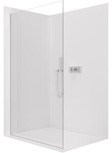 CERANO - Sprchová zástena Walk-in Crystal Ľ/P - bezvzperový systém - chróm, transparentné sklo - 50x200 cm