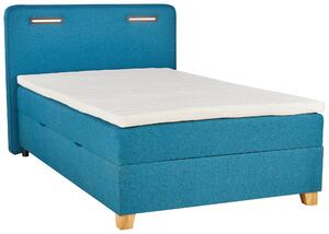 BOXSPRINGOVÁ POSTEĽ, 120/200 cm, tyrkysová Moderano - Detské izby