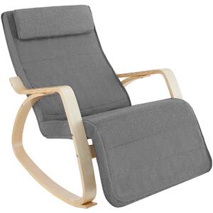 TecTake GmbH hojdacie kreslo onda - svetlo šedá