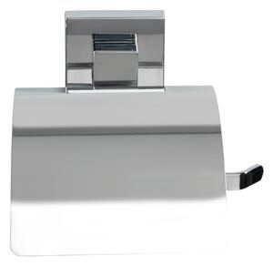 WENKO Držiak toaletného papiera BEZ VŔTANIA VacuumLoc QUADRO chróm 12x13x14 cm