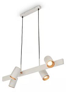 Briloner 4058044 - Luster na lanku ERA 4xGU10/10W/230V krémový