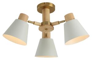 Brilagi - Prisadený luster LUND WOOD 3xE27/40W/230V pr. 50 cm drevo
