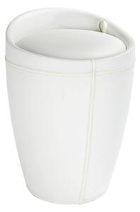 WENKO Kúpeľňová stolička koženka CANDY biela 51x36x36 cm