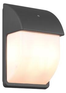 Trio 212160242 vonkajšie nástenné svietidlo Mersey 2x40W | E14 | IP44 - súmrakový senzor, antracit, číslo domu