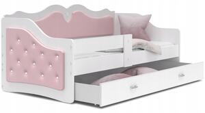 ArtAJ Detská posteľ LILI K | Trinity 160 x 80 cm Farba: Púdrovoružová