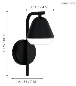 Eglo 99034 - LED nástenné svietidlo PALBIETA 1xGU10/3W/230V