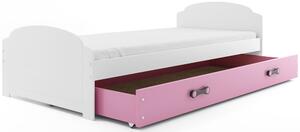 Detská posteľ LILI Farba: biela / ružová