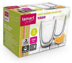 Lamart LT9013 sada pohárov Juice Vaso, 370 ml, 2 ks