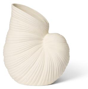 Kameninová váza Shell Pot Off White