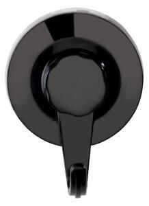 WENKO Nástenný háčik BEZ VŔTANIA UltraLoc BLACK čierny 9x6x3 cm