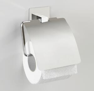 WENKO Držiak na toaletný papier BEZ TURBOLOC QUADRO lesklý kov 17x13x4 cm