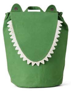 Detský úložný kôš Crocodile Artichoke Green