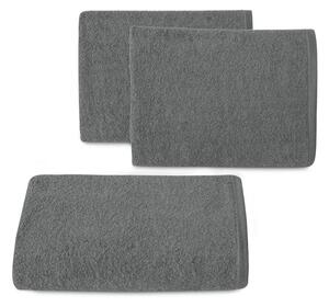 Klasický sivý bavlnený uterák TIANA1 Rozmer: 30 x 50 cm