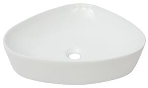 Keramické umývadlo, biele, 50.5x41x12 cm