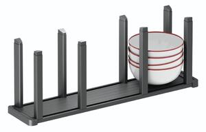 IN-DURO Držiak na misky do zásuvky STRIPES, 10,5 x 47 x 18 cm , BOWL, antracit