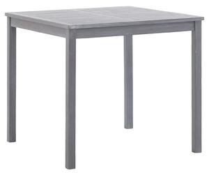 Záhradný stôl, sivý 80x80x74 cm, akáciový masív