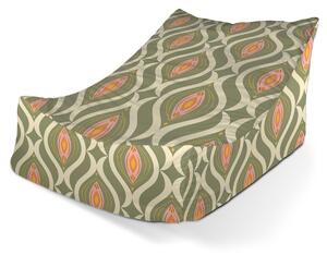Sablio Sedací vak Lounge Retro ornament - 80 x 95 x 50 cm