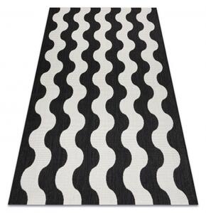 Koberec FLAT SISAL 49377690 Vlny krémovo / čierny