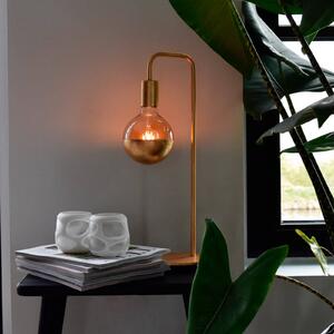 Calex U-Line stolová lampa s 1,5m káblom, zlatá