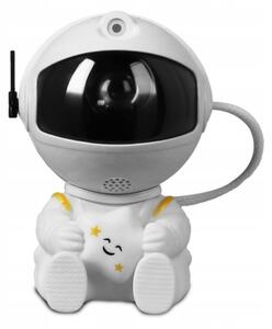 LED RGB projektor LED/5W/5V astronaut + diaľkové ovládanie