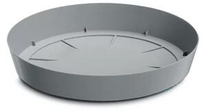 Prosperplast plastová podmiska Lofly stone grey Ø 19 cm