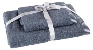 Sivá darčeková sada uterákov TEREZA