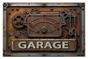 Ceduľa Dads Garage r340