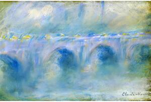 Reprodukcia obrazu Claude Monet - Le Pont de Waterloo, 90 × 60 cm