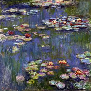 Obraz - reprodukcia 50x50 cm Water Lilies, Claude Monet – Fedkolor
