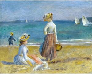 Reprodukcia obrazu Auguste Renoir - Figures on the Beach, 50 x 40 cm