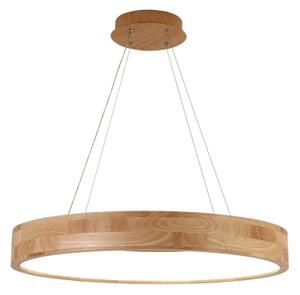 Brilagi - LED závesný luster na lankách FALCON WOOD LED/40W/230V 3000/4000/6000K 60 cm drevo