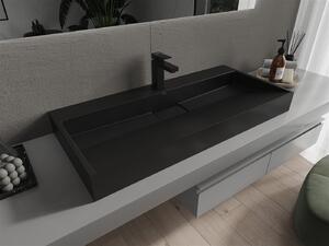 MEXEN - Ava umývadlo na dosku 1/O 100 x 46 cm - čierna - 23011071
