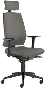 LD Seating Kancelárska stolička STREAM 280-SYS, sivá skladová