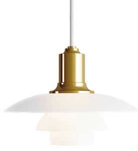 Louis Poulsen PH 2/1 sklenená závesná lampa mosadz