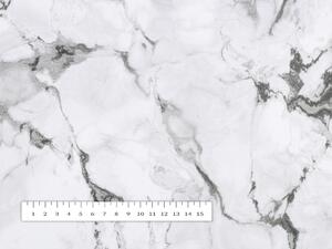 Biante Dekoračný obdĺžnikový obrus PM-064 Sivý mramor 50x100 cm