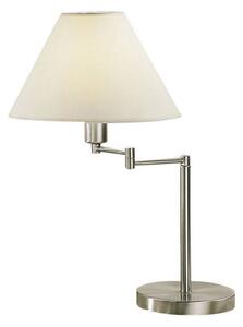 Stolná lampa Hilton, otočná, nikel