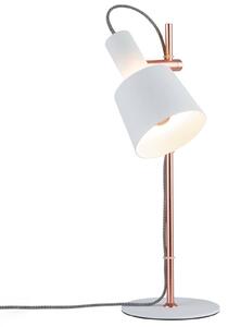 Paulmann Haldar stolná lampa v bielej