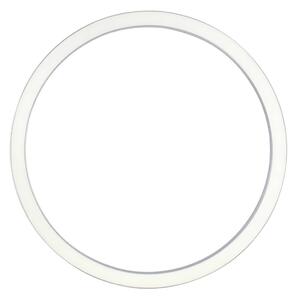 PURE stropné LED svetlo Lines, Ø 70 cm, strieborná farba,, Hliník / sivá / zinok, Obývacia izba / jedáleň, Hliník, Moderný, Závesné svietidlo