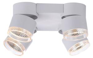 PURE Nola stropné LED svetlo 4-plameňové biela