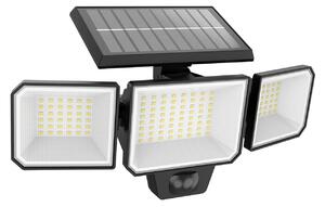 Philips LED solárne nástenné svetlo Nysil, 3-pl., senzor, Čierna, Plast, Moderný, Solárne svietidlá