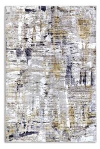 Svetlosivý koberec 120x160 cm Malard Anthracite Gold – Elle Decoration
